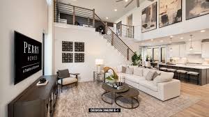 New construction model home interior in Central Texas